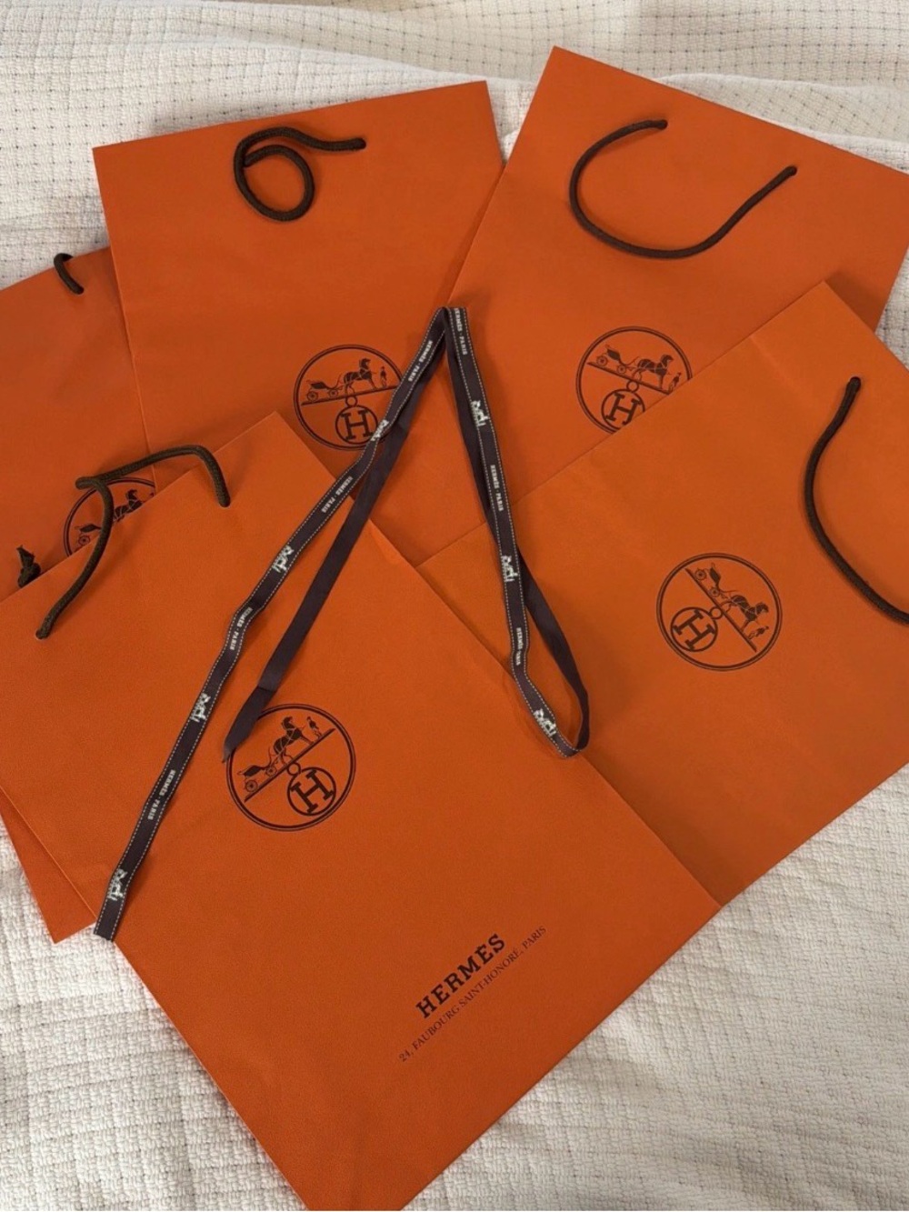 Authentic Shopping Gift Bag Hermès